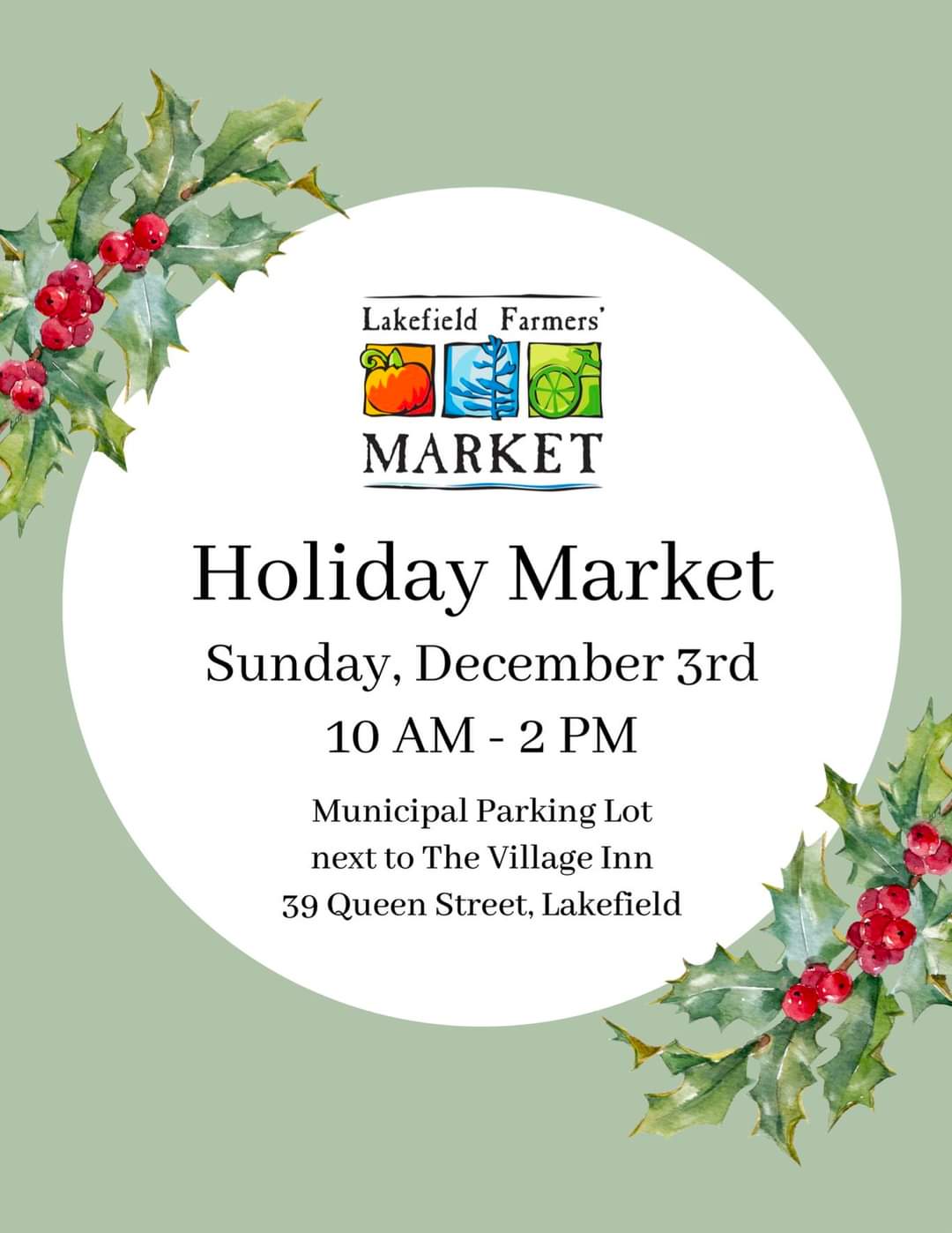 Lakefield Christmas market