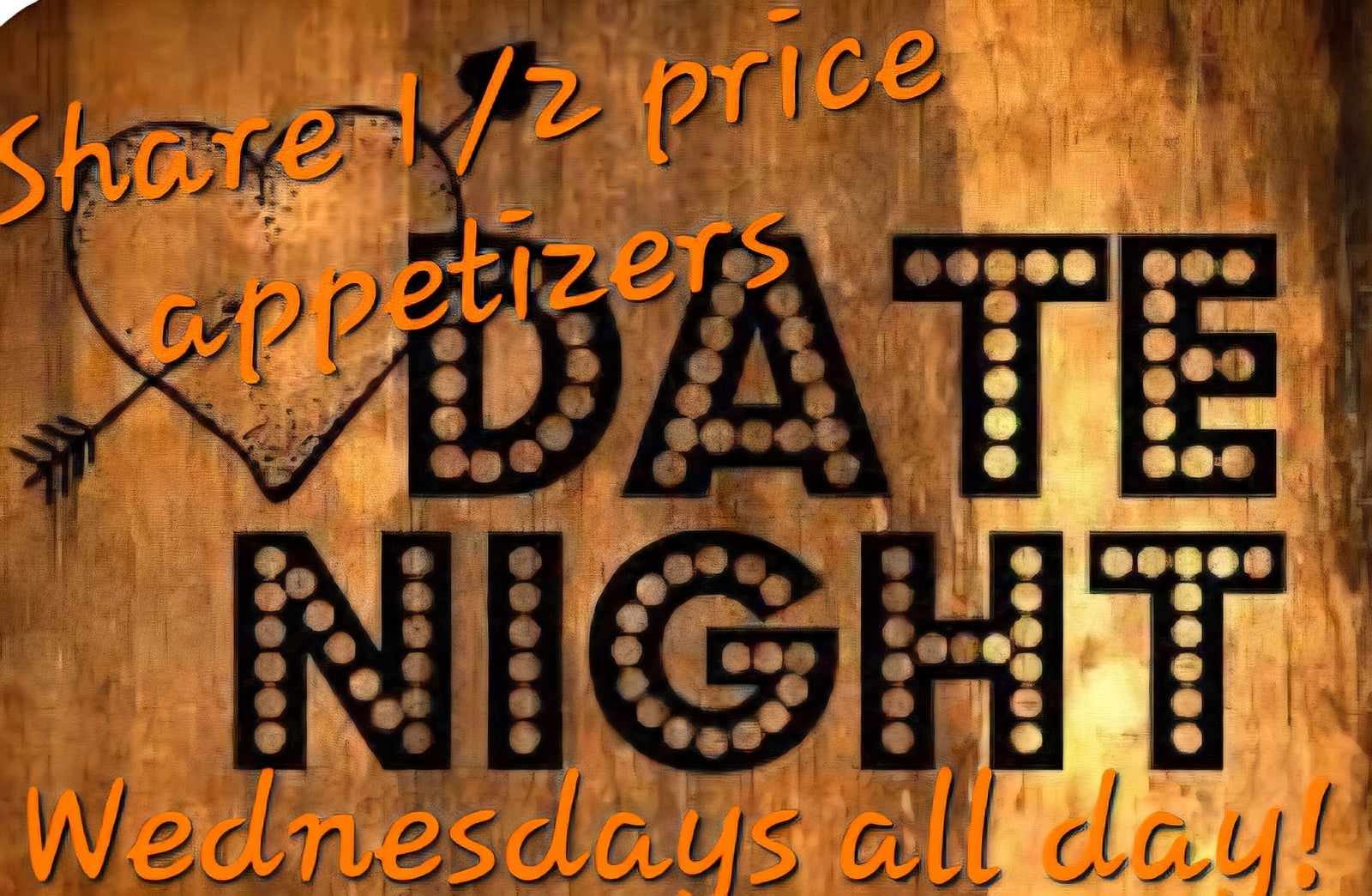 Date Night or Date Day Wednesdays @TheBack40SmokeHouse